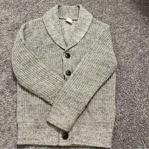 Baby Gap Shawl Collar Cardigan Sweater | Toddler 4 Years | Gray Knit‎